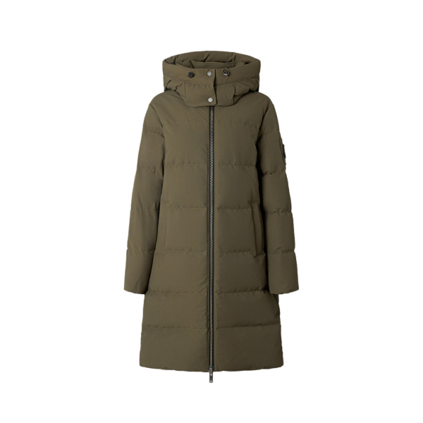 Moose Knuckles Banff Down Parka in Combat | Coveti