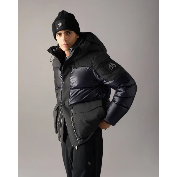 Moose Knuckles Briar 3Q Down Puffer in Black | Men Jackets | Coveti