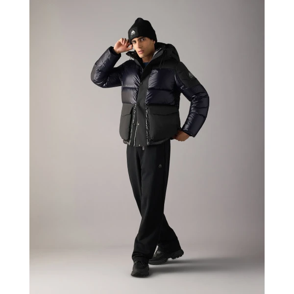 Moose Knuckles Briar 3Q Down Puffer in Black | Men Jackets | Coveti