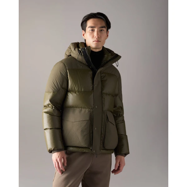 Moose Knuckles Briar 3Q Down Puffer in Combat | Men Jackets | Coveti