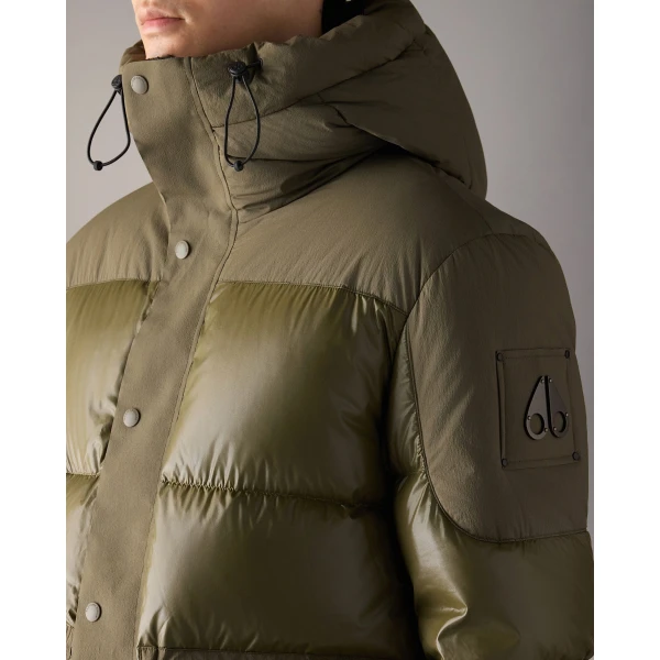 Moose Knuckles Briar 3Q Down Puffer in Combat | Men Jackets | Coveti