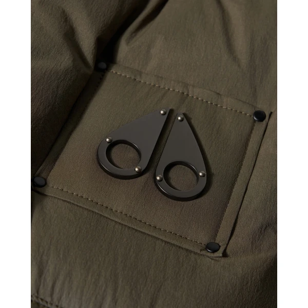 Moose Knuckles Briar 3Q Down Puffer in Combat | Men Jackets | Coveti