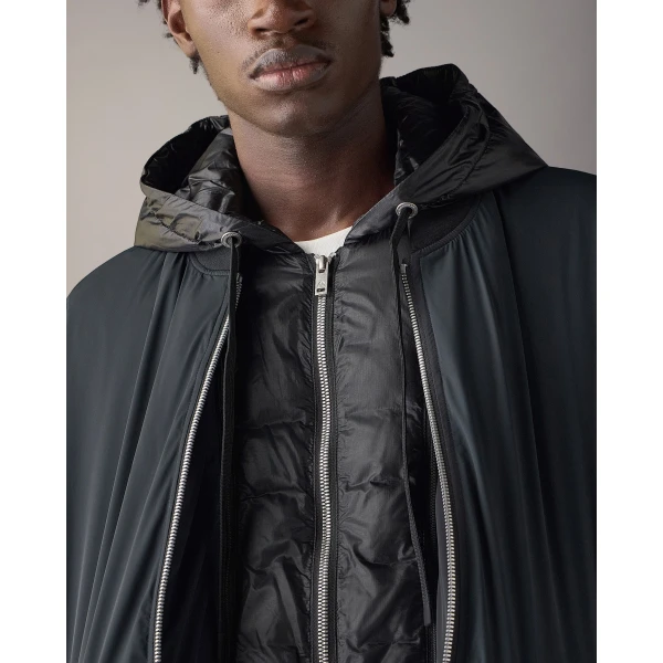 Moose Knuckles Brixton Down Bomber Jacket in Black | Men Jackets | Coveti