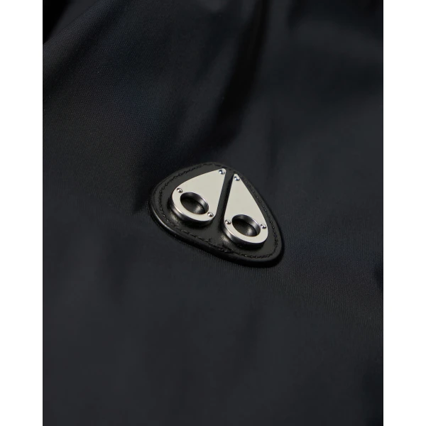 Moose Knuckles Brixton Down Trucker Jacket in Black | Men Jackets | Coveti