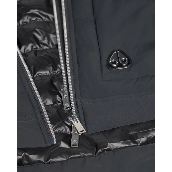 Moose Knuckles Brixton Vest in Black | Men Jackets | Coveti