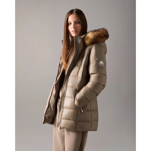 Moose Knuckles Celestia 3Q Down Jacket in Ashen | Jackets | Coveti