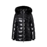 Moose Knuckles Celestia 3Q Down Jacket in Black | Coveti