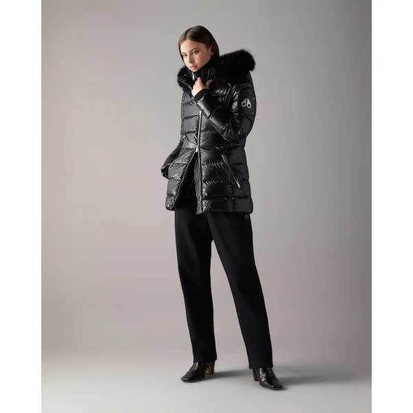 Moose Knuckles Celestia 3Q Down Jacket in Black | Jackets | Coveti
