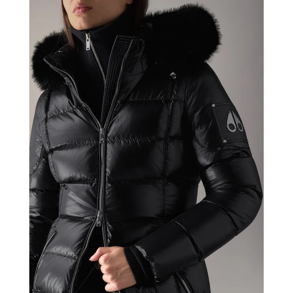 Moose Knuckles Celestia 3Q Down Jacket in Black | Jackets | Coveti