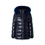 Moose Knuckles Celestia 3Q Down Jacket in Navy | Coveti