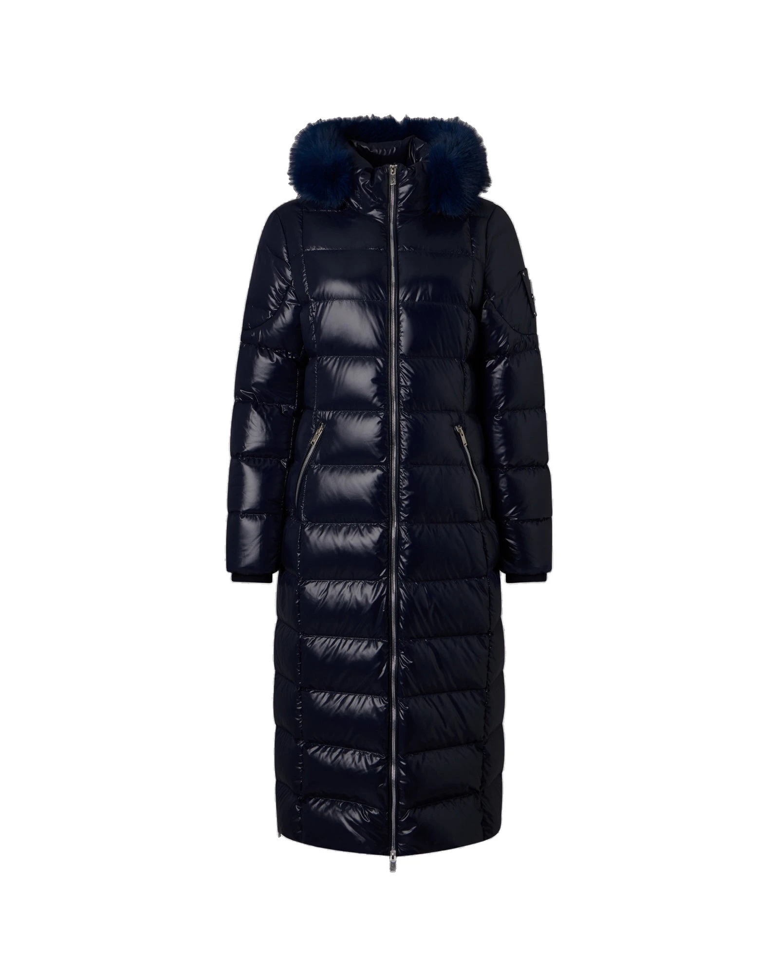 Moose Knuckles Celestia Long Down Parka in Navy Moose Knuckles Celestia Long Down Parka in Navy | Coveti