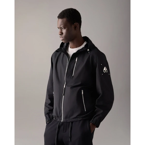 Moose Knuckles Charlesbourg Jacket in Black | Men Jackets | Coveti