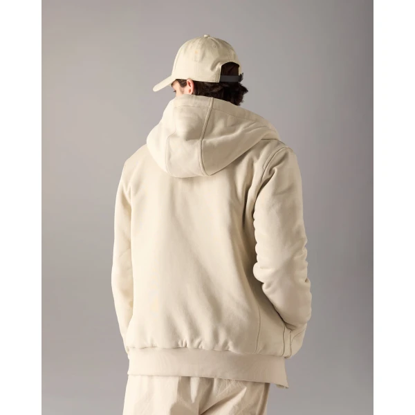 Moose Knuckles Classic Bunny Hoodie in Alabaster | Sweatshirts | Coveti