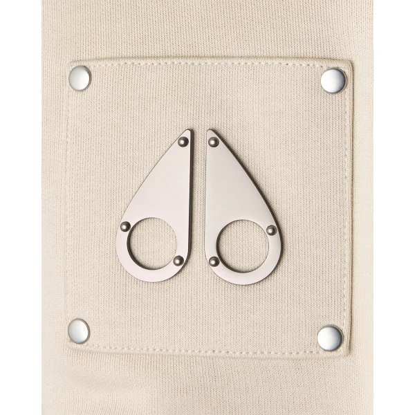 Moose Knuckles Classic Bunny Hoodie in Alabaster | Sweatshirts | Coveti