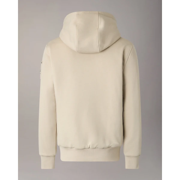 Moose Knuckles Classic Bunny Hoodie in Alabaster | Sweatshirts | Coveti
