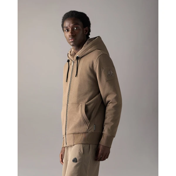 Moose Knuckles Classic Bunny Hoodie in Ashen | Sweatshirts | Coveti