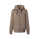 Moose Knuckles Classic Bunny Hoodie in Ashen | Coveti