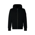 Moose Knuckles Classic Bunny Hoodie in Black | Coveti