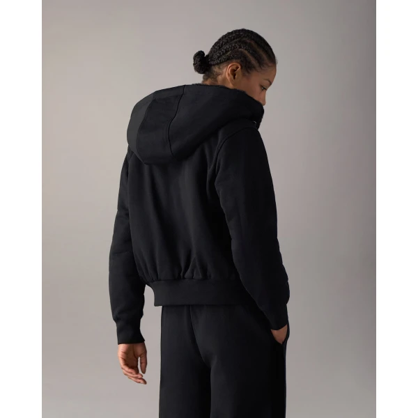 Moose Knuckles Classic Bunny Hoodie in Black | Hoodies | Coveti