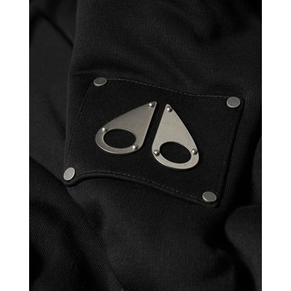 Moose Knuckles Classic Bunny Hoodie in Black | Hoodies | Coveti