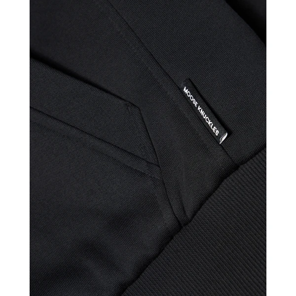 Moose Knuckles Classic Bunny Hoodie in Black | Sweatshirts | Coveti