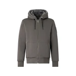Moose Knuckles Classic Bunny Hoodie in Cement | Coveti