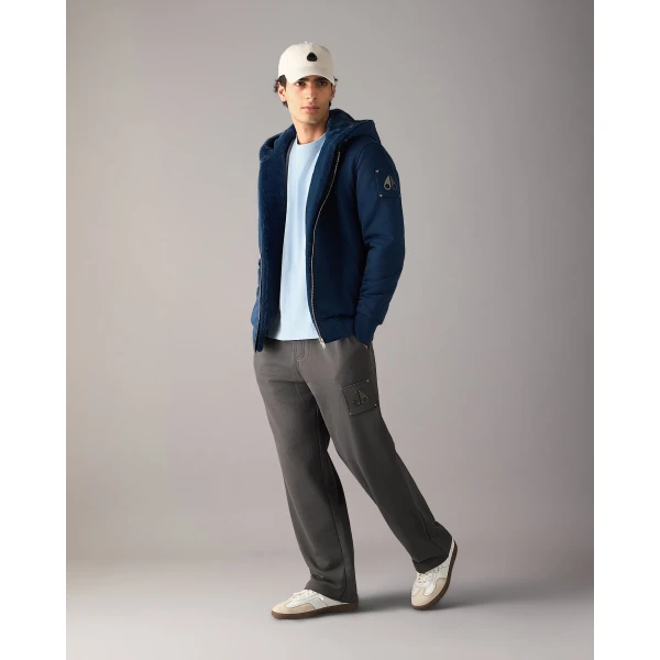 Moose Knuckles Classic Bunny Hoodie in Nightfall | Sweatshirts | Coveti