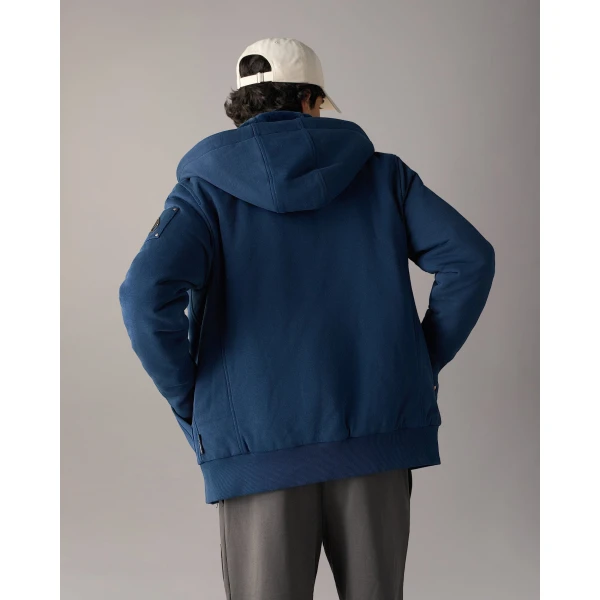 Moose Knuckles Classic Bunny Hoodie in Nightfall | Sweatshirts | Coveti
