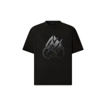 Moose Knuckles Claw Logo T-Shirt in Black | Coveti