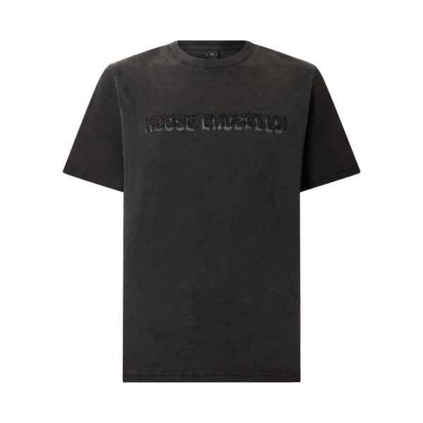 Moose Knuckles Connor Logo T-Shirt in Black | Coveti