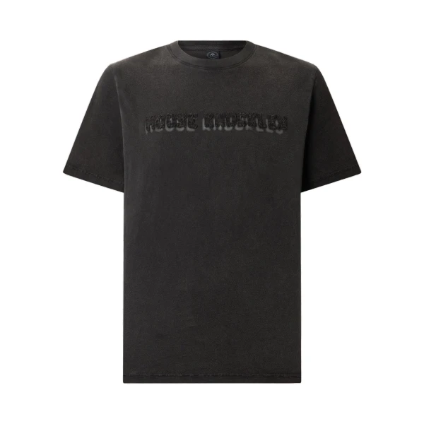 Moose Knuckles Connor Logo T-Shirt in Black | Coveti