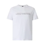 Moose Knuckles Connor Logo T-Shirt in Milky Way | Coveti
