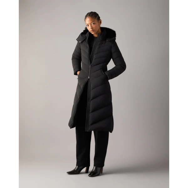 Moose Knuckles Cooper Lake Down Parka in Black | Coats | Coveti