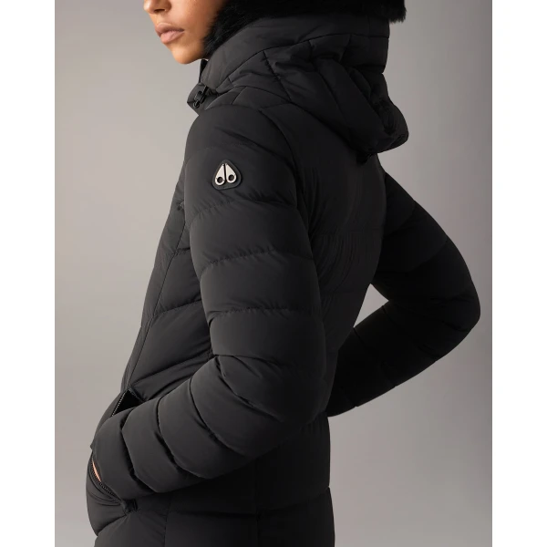Moose Knuckles Cooper Lake Down Parka in Black | Coats | Coveti