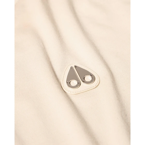 Moose Knuckles Crescent T-Shirt in Alabaster | T-shirts | Coveti