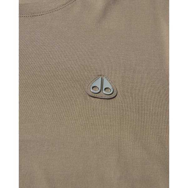 Moose Knuckles Crescent T-Shirt in Ashen | T-shirts & vests | Coveti