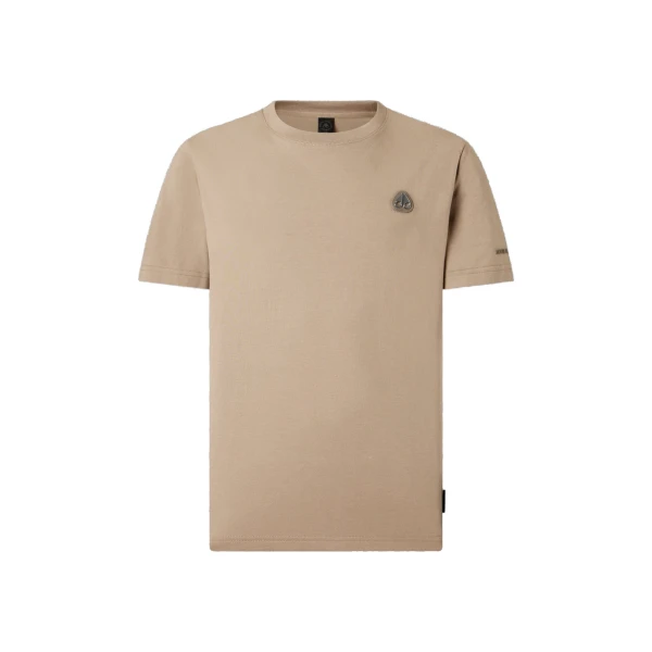 Moose Knuckles Crescent T-Shirt in Ashen | Coveti