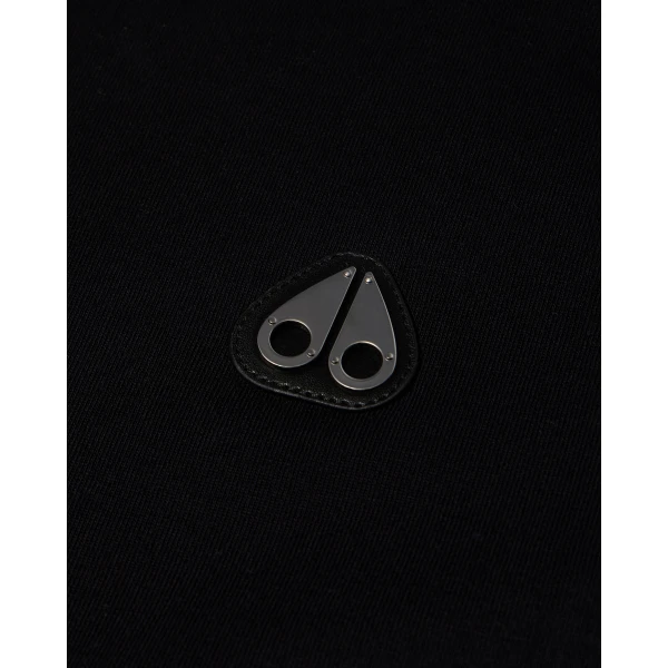 Moose Knuckles Crescent T-Shirt in Black | T-shirts | Coveti