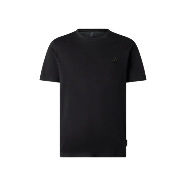 Moose Knuckles Crescent T-Shirt in Black | Coveti