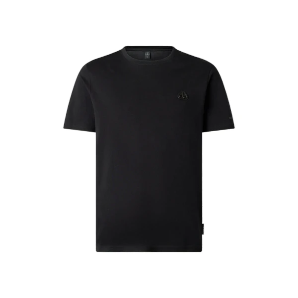 Moose Knuckles Crescent T-Shirt in Black | Coveti