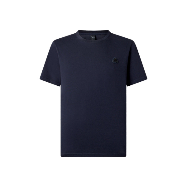 Moose Knuckles Crescent T-Shirt in Navy | Coveti