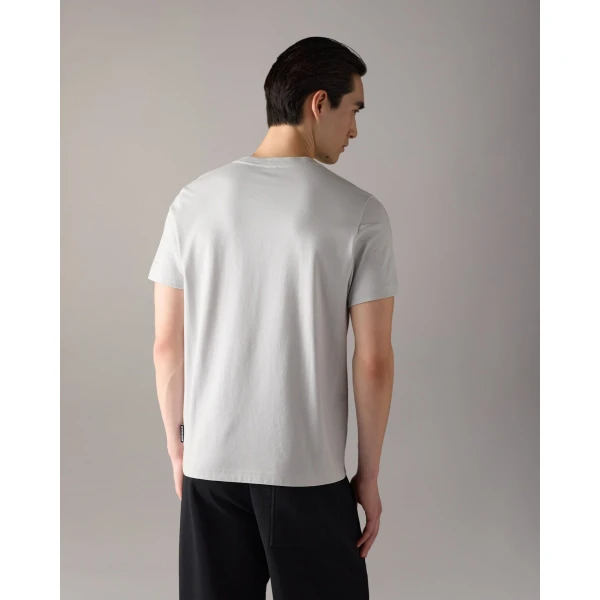 Moose Knuckles Crescent T-Shirt in Stone | T-shirts & vests | Coveti