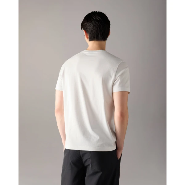 Moose Knuckles Crescent T-Shirt in White | T-shirts & vests | Coveti
