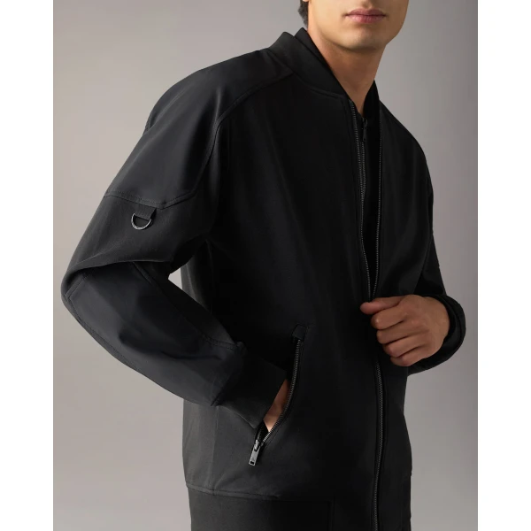 Moose Knuckles Dalon Bomber in Black | Men Jackets | Coveti