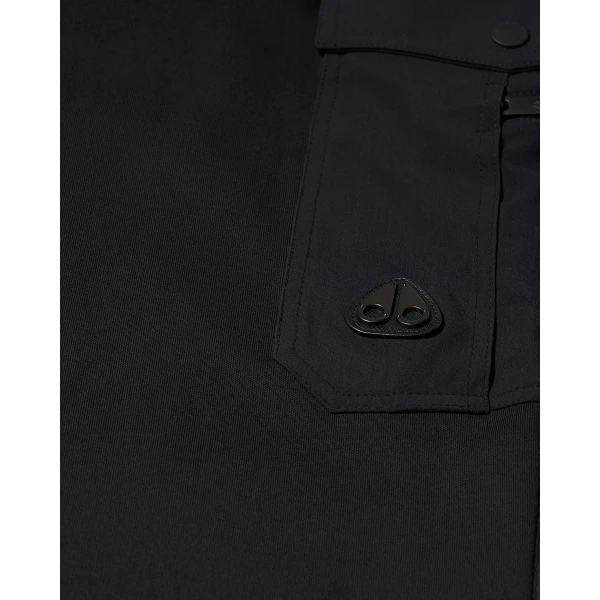 Moose Knuckles Dalon Cargo Joggers in Black | Pants | Coveti