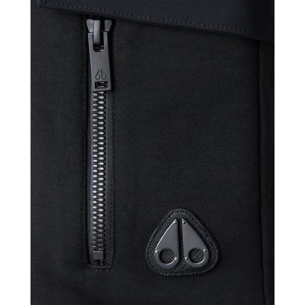 Moose Knuckles Dalon Cargo Shorts in Black | Shorts | Coveti