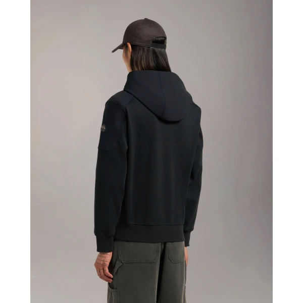 Moose Knuckles Dalon Hoodie in Black | Sweatshirts | Coveti