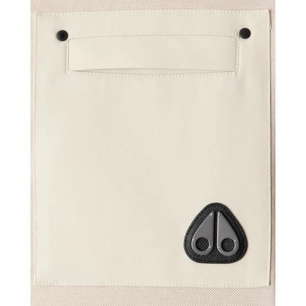 Moose Knuckles Dalon Polo in Alabaster | T-shirts & vests | Coveti