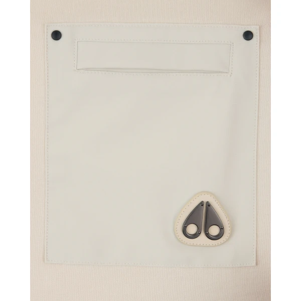 Moose Knuckles Dalon T-Shirt in Alabaster | T-shirts & vests | Coveti
