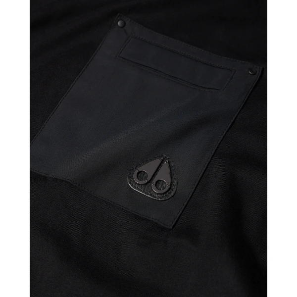 Moose Knuckles Dalon T-Shirt in Black | T-shirts & vests | Coveti